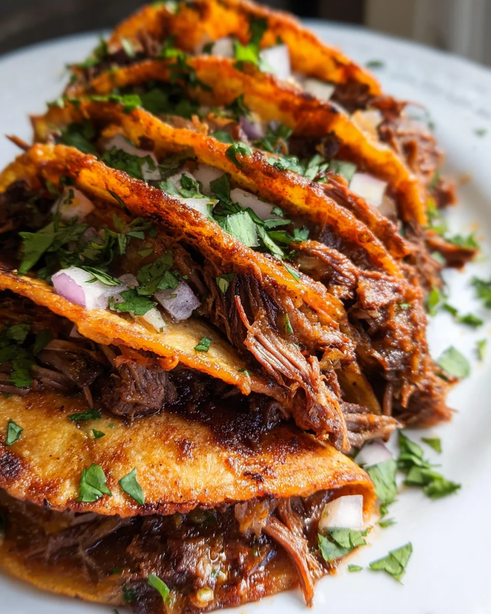 Crock Pot Birria Tacos