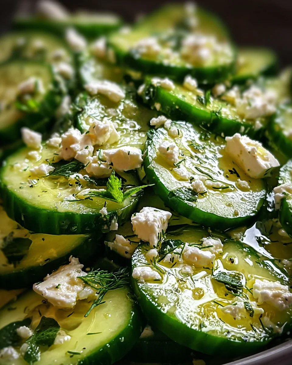 Cucumber Feta Salad 17 Cucumber