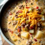 Easy Cheeseburger Soup