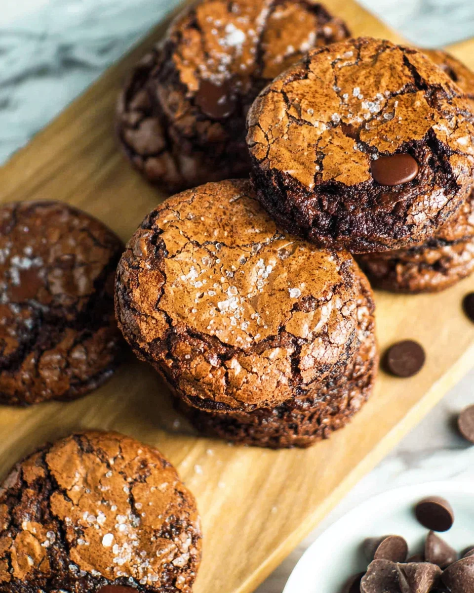 Fudgy Chewy Browkies (Brookies)