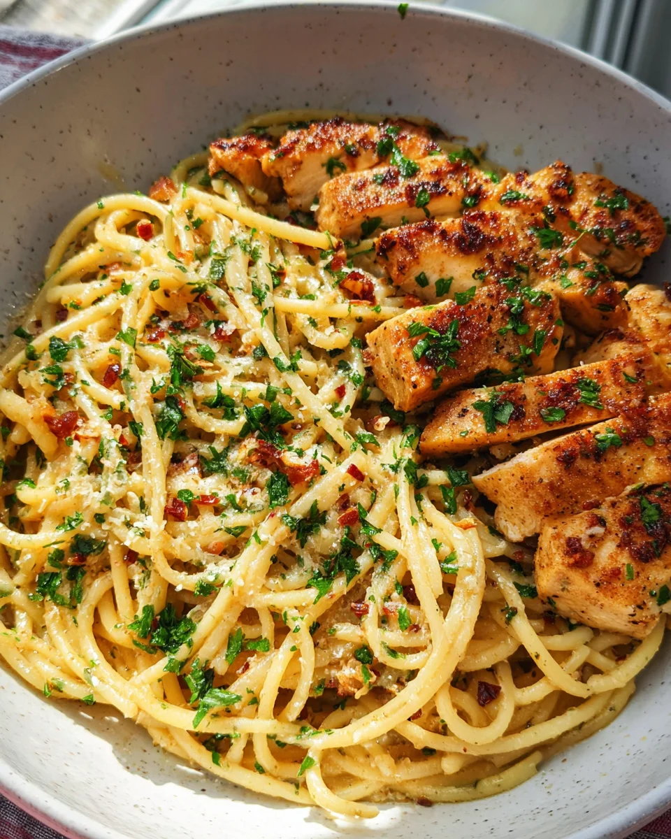 Garlic Butter Chicken Pasta 21 Garlic