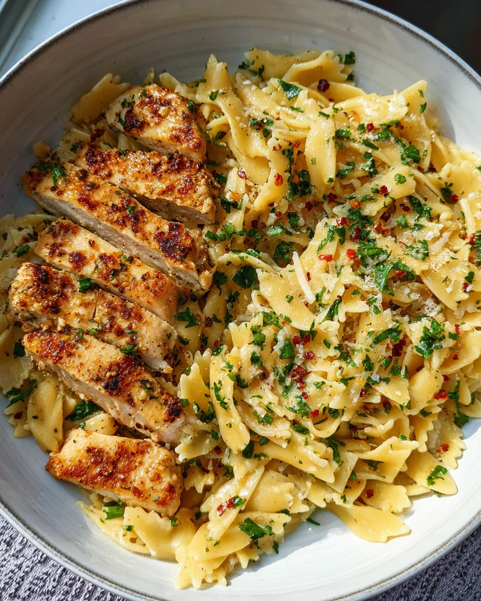 Garlic Butter Chicken Pasta 22 Garlic