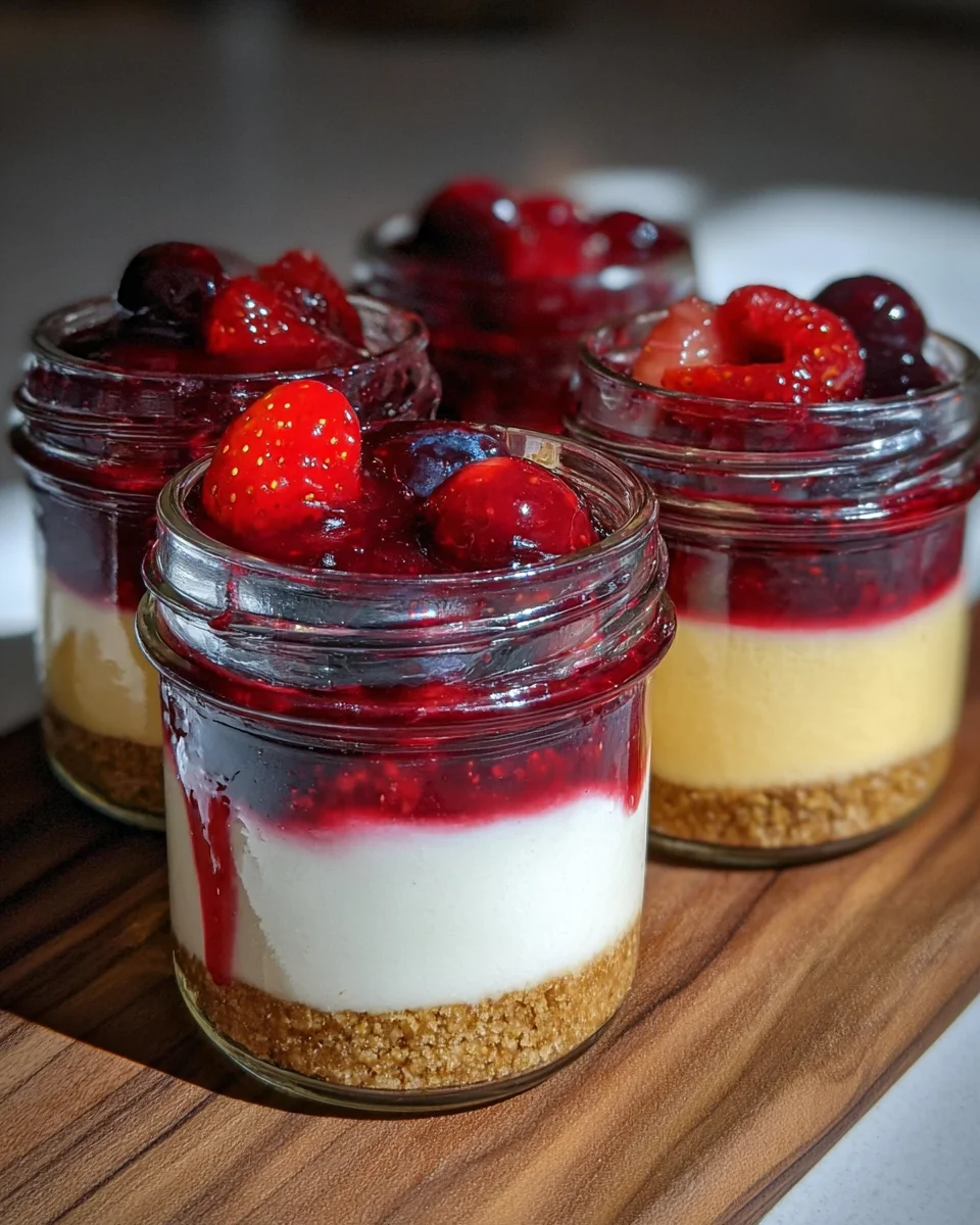 High Protein Cheesecake Jars