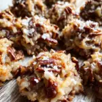 No-Bake Coconut Praline Cookies