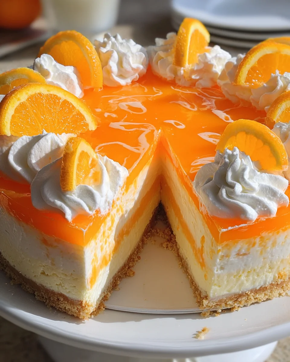No-Bake Orange Creamsicle Cheesecake 24 No-Bake