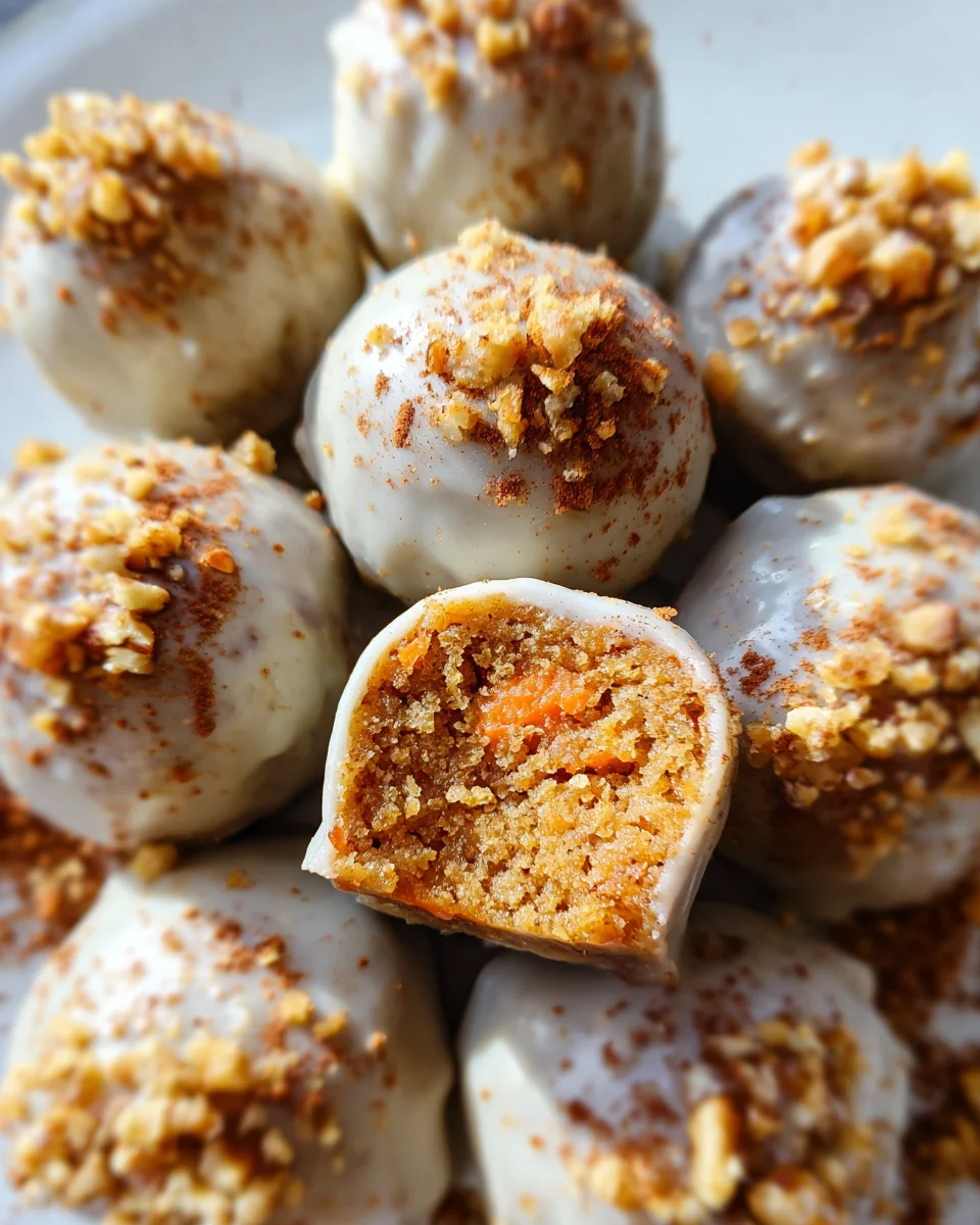 No Bake Carrot Cake Bites 22 No
