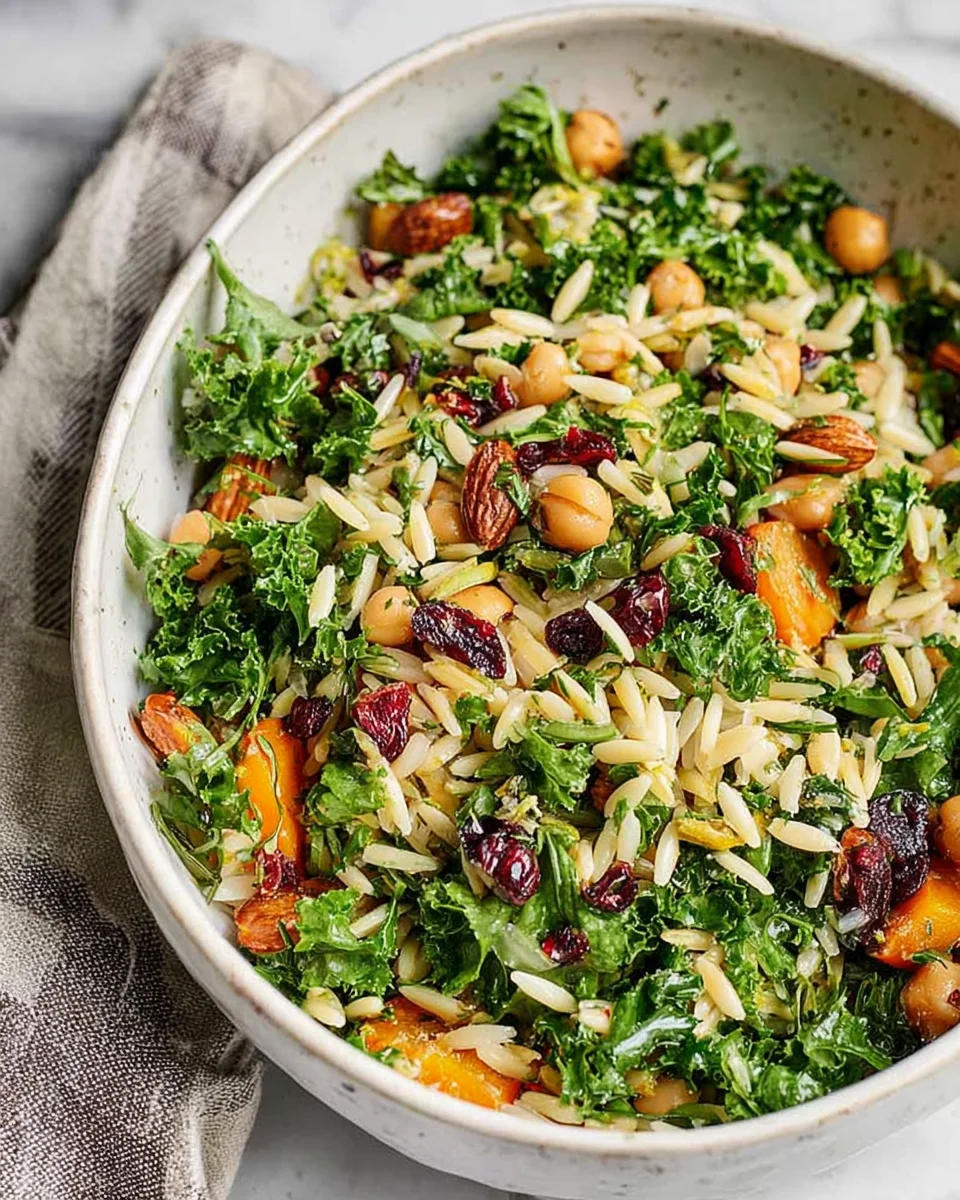 Orzo Kale Salad with Lemon Vinaigrette 23 Orzo