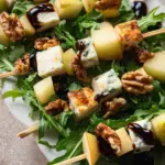 Pear & Brie Cheese Salad Skewers 16 Pear & Brie Cheese Salad Skewers