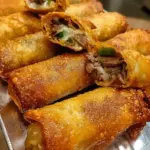 Philly Cheesesteak Egg Roll