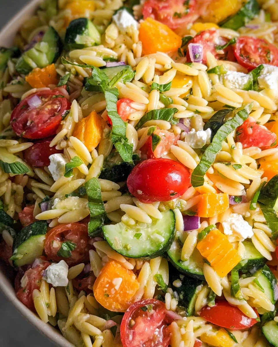 Rainbow Orzo Salad 25 Rainbow