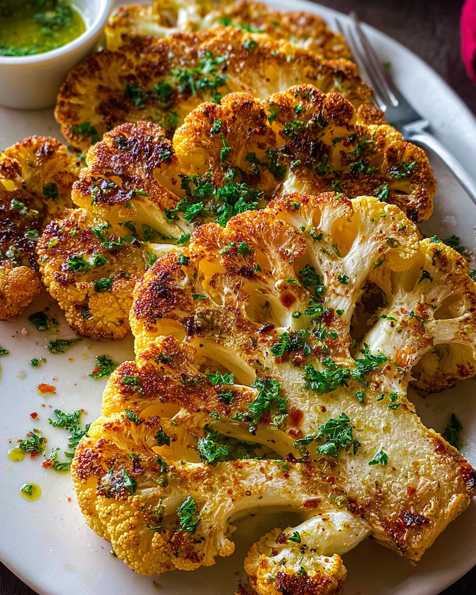 Roasted Cauliflower Steaks 19 Roasted