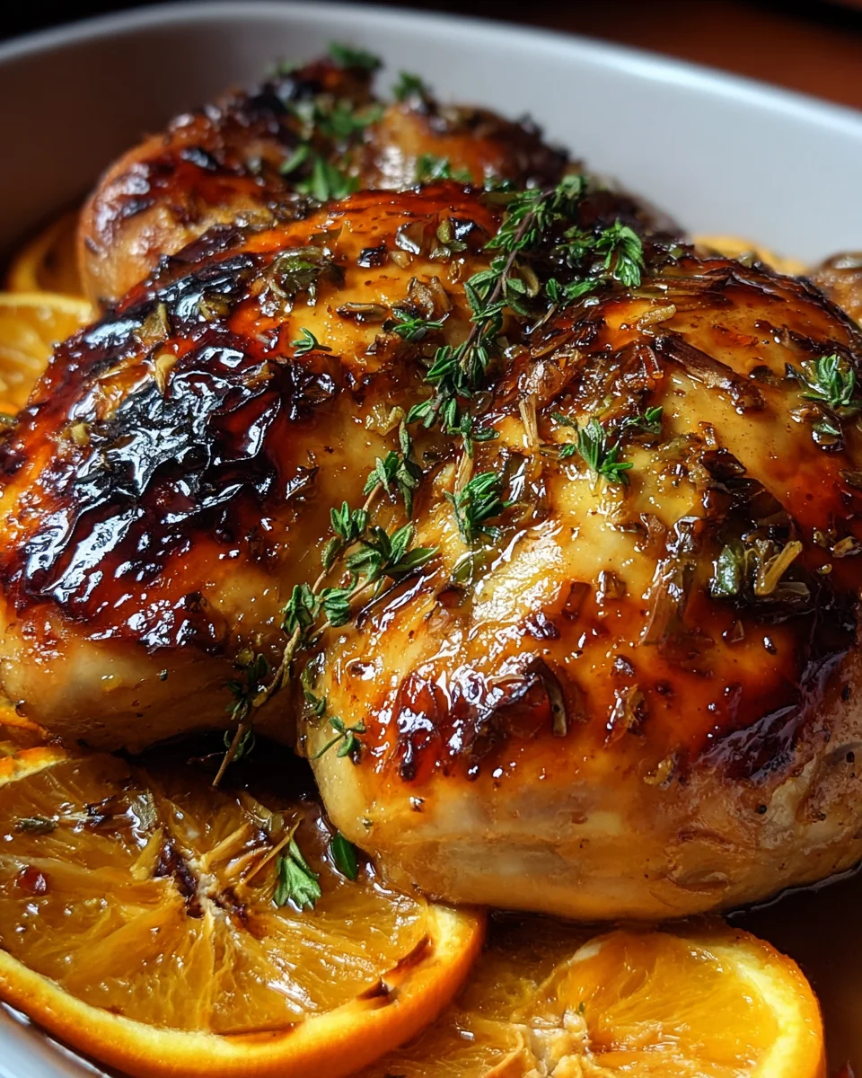 Roasted Orange Chicken 22 Roasted