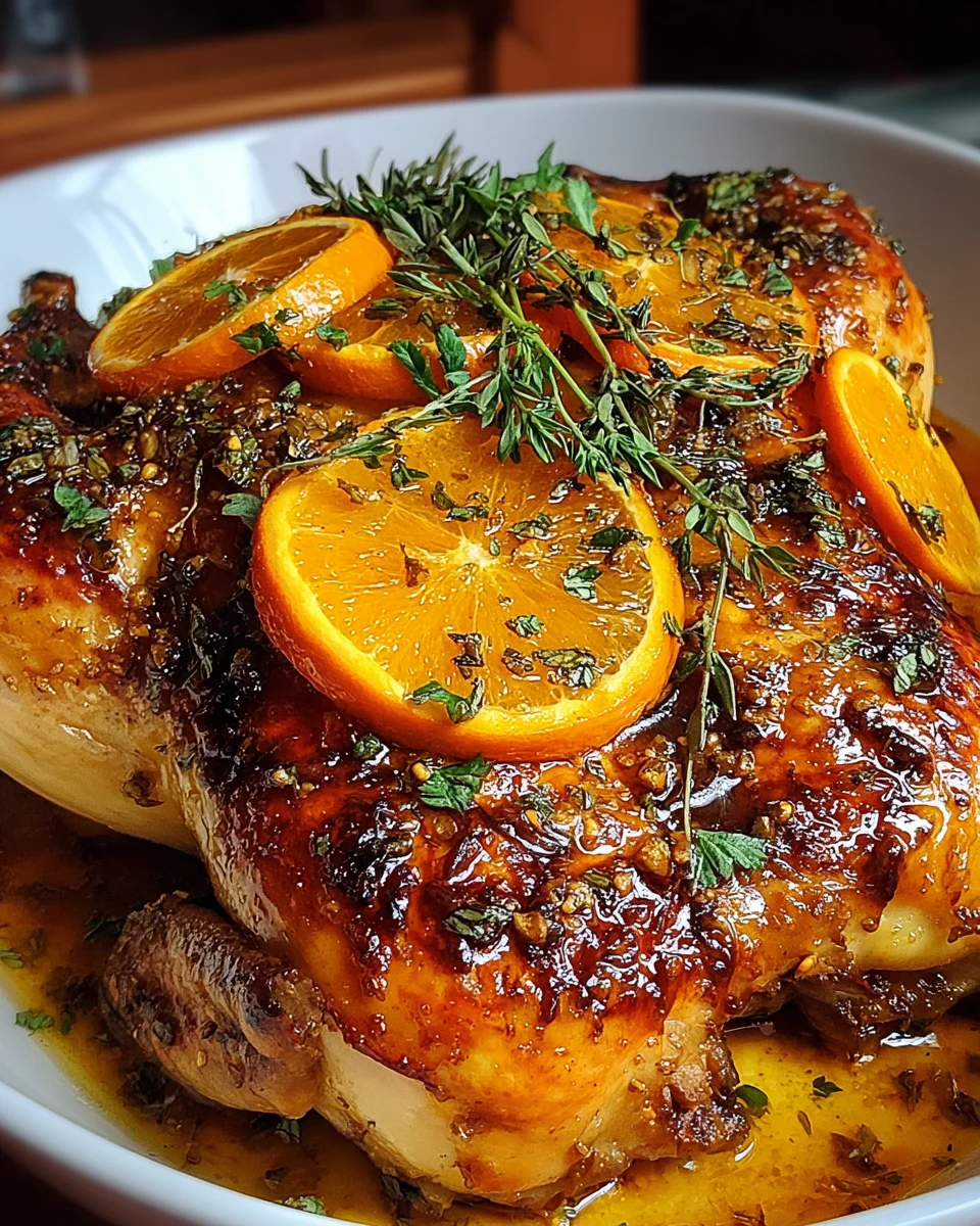 Roasted Orange Chicken 23 Roasted