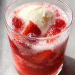 Sparkling Strawberry Float