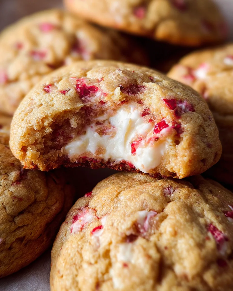 Strawberry Cheesecake Cookies 21 Strawberry