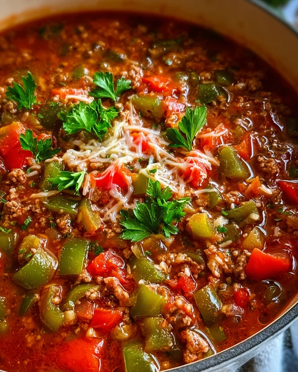 Stuffed Pepper Soup