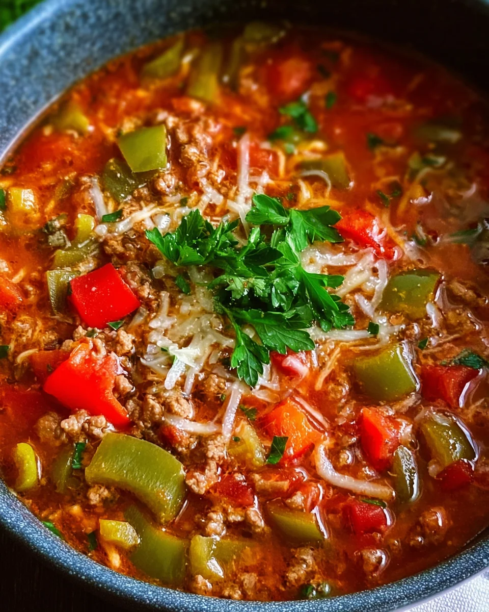 Stuffed Pepper Soup 21 Stuffed
