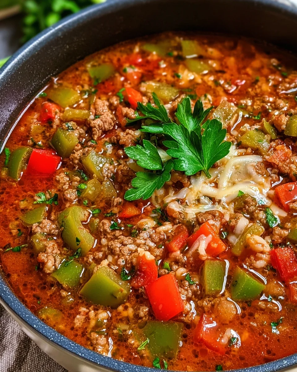Stuffed Pepper Soup 22 Stuffed