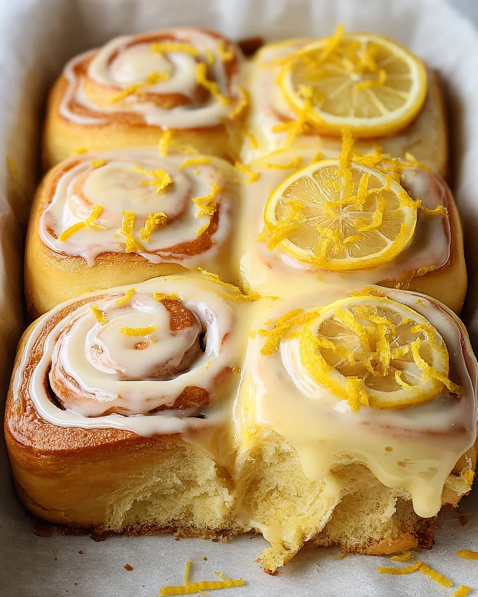 Vegan Lemon Sweet Rolls