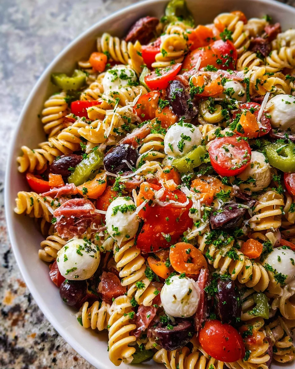 Zesty Italian Pasta Salad