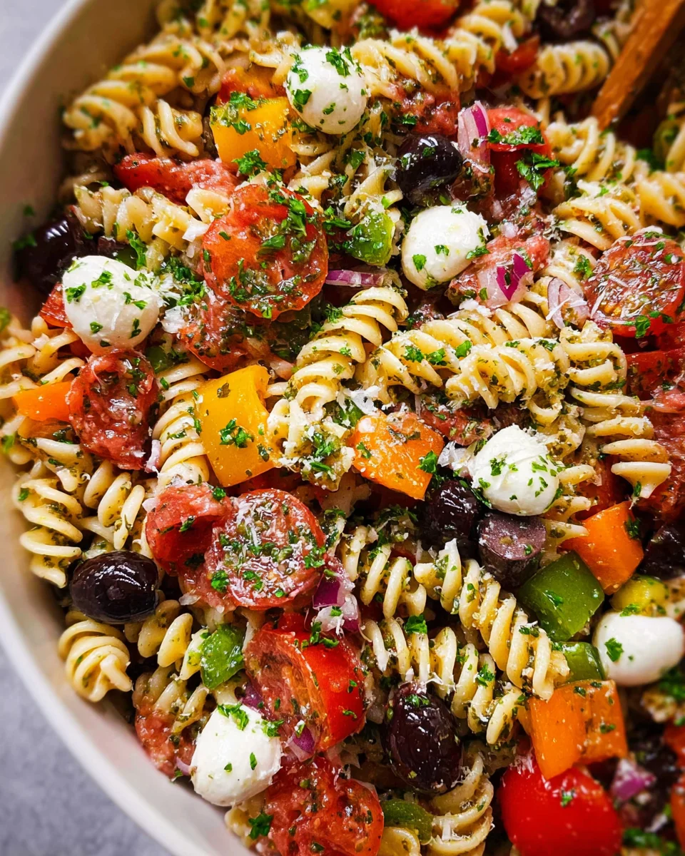 Zesty Italian Pasta Salad 22 Zesty
