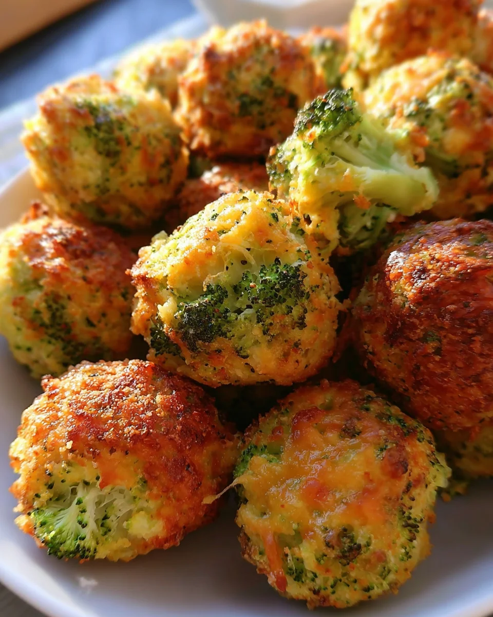 Baked Broccoli Cheese Balls