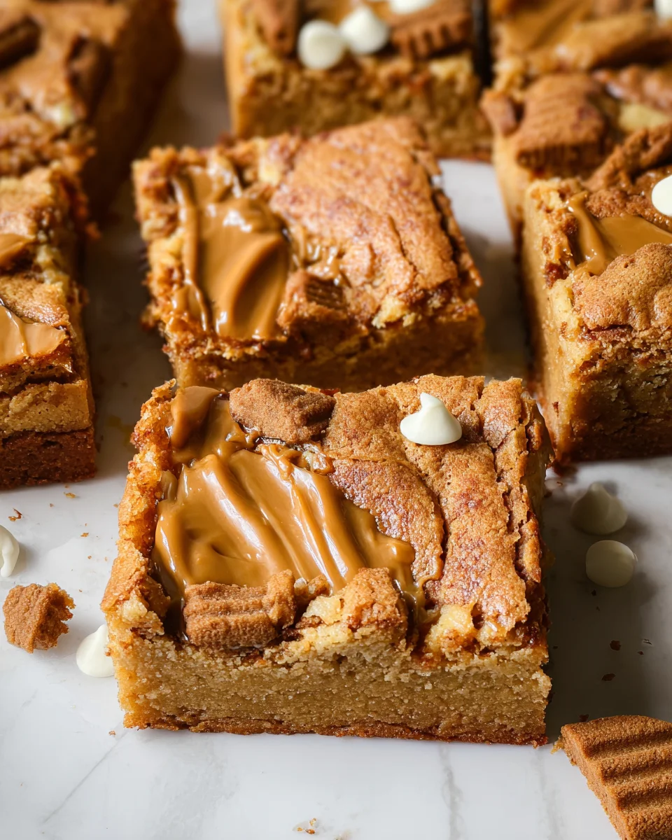 Biscoff Blondies