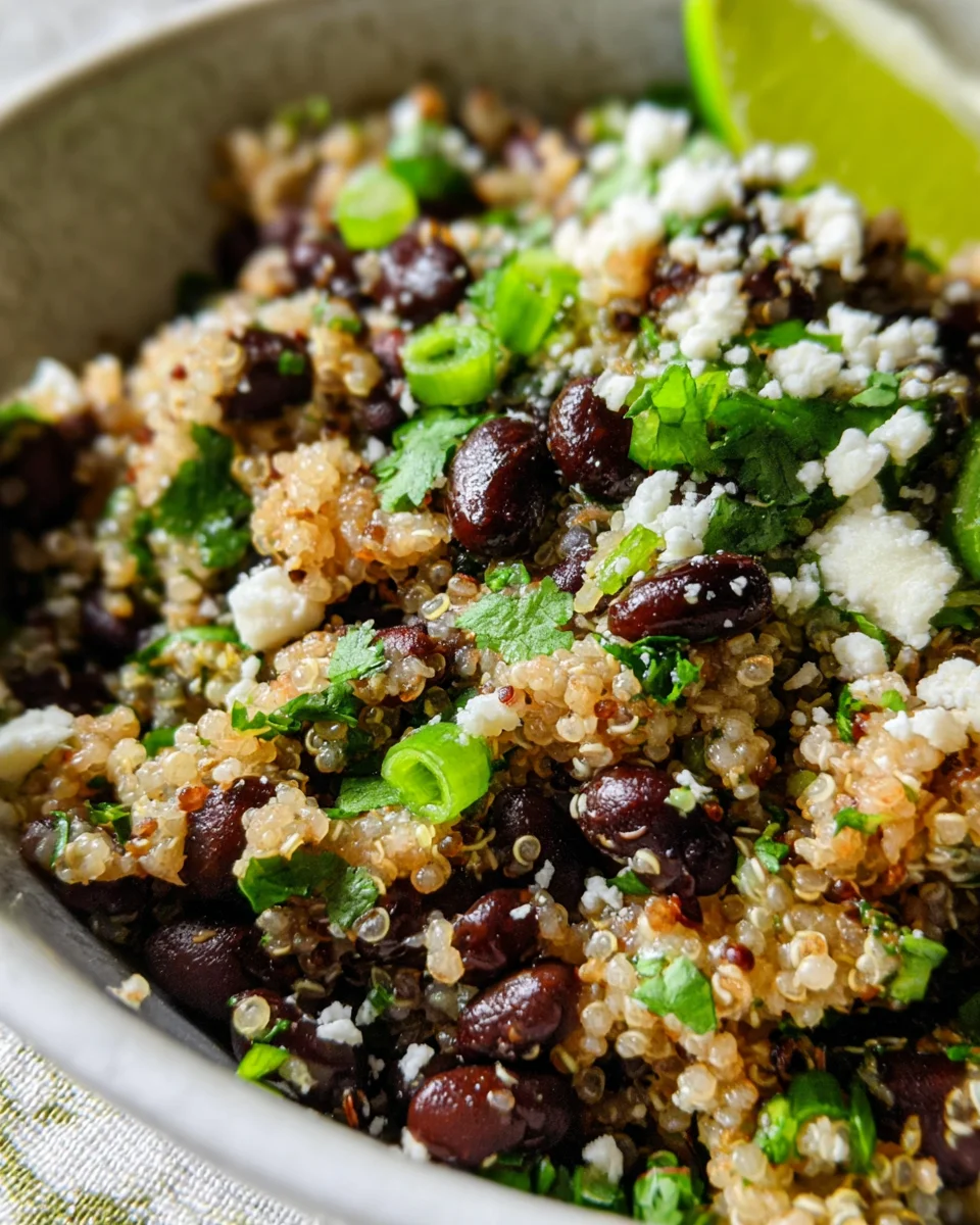 Black Bean Quinoa Salad Recipe