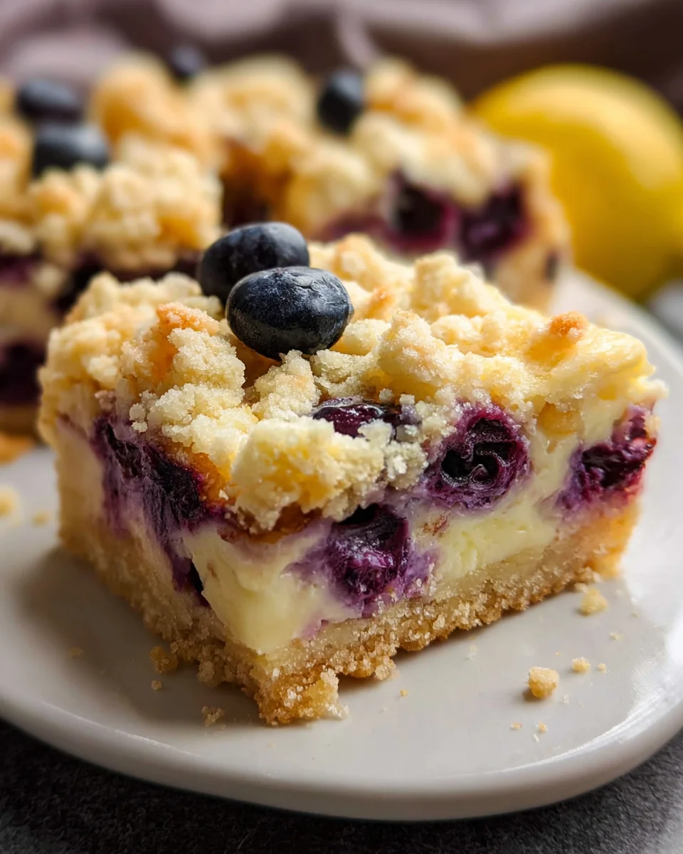 Blueberry Lemon Pie Bars