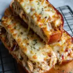 Cheesy Chicken Garlic Bread Sandwich