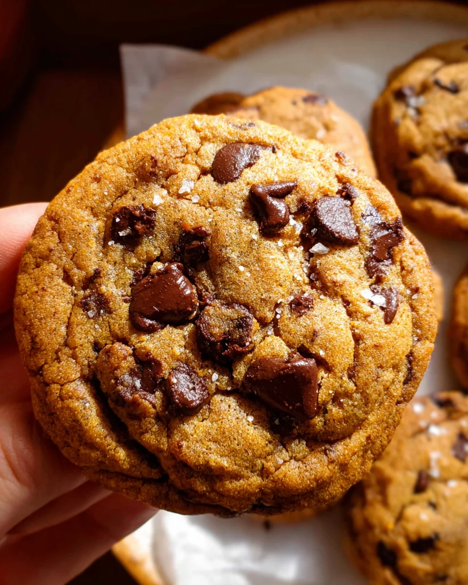 Chewy Pumpkin Chocolate Chip Cookies