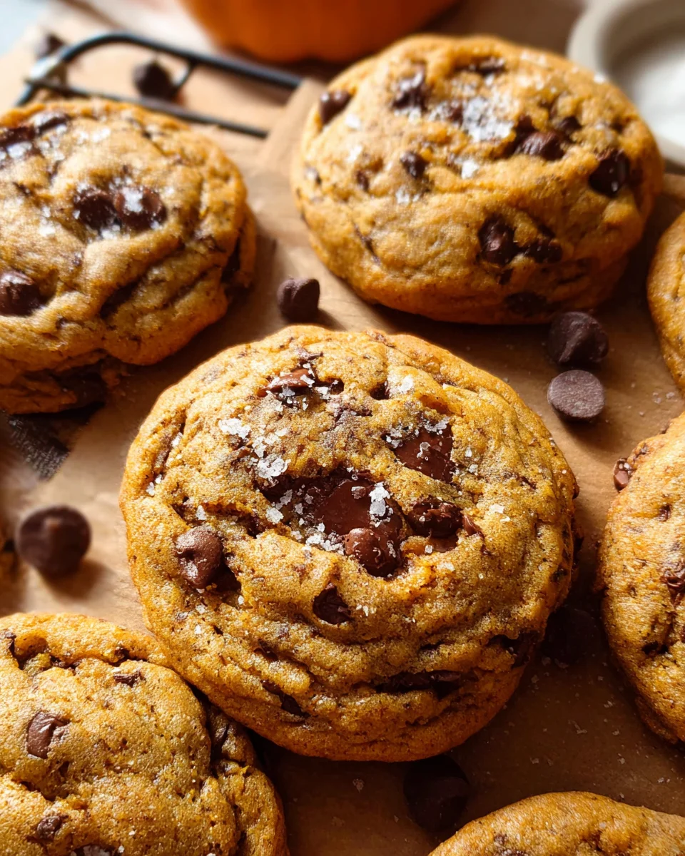 Chewy Pumpkin Chocolate Chip Cookies 23 Chewy