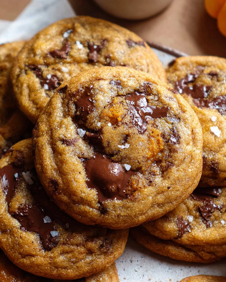 Chewy Pumpkin Chocolate Chip Cookies 24 Chewy