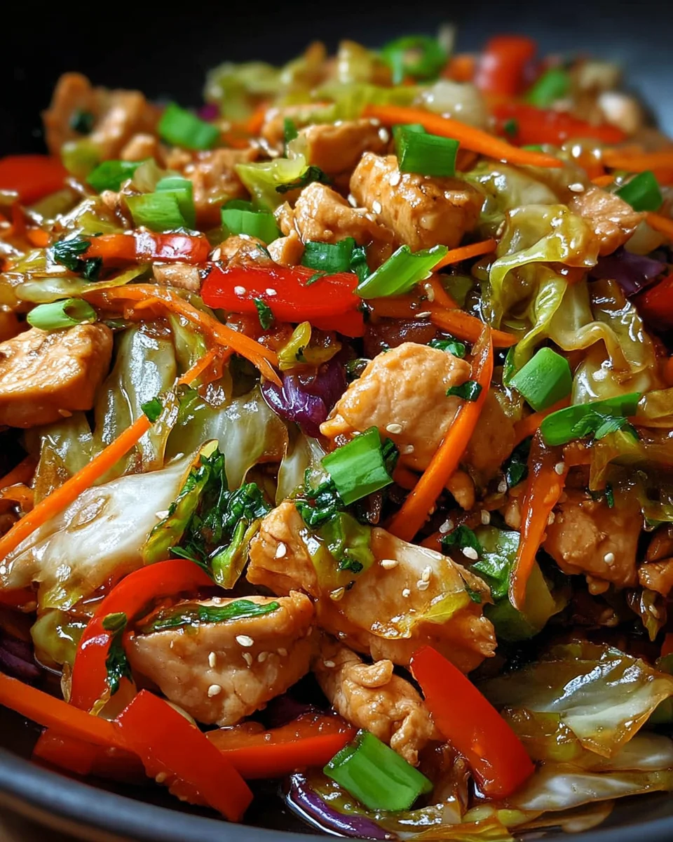 Chicken Cabbage Stir-Fry Recipe