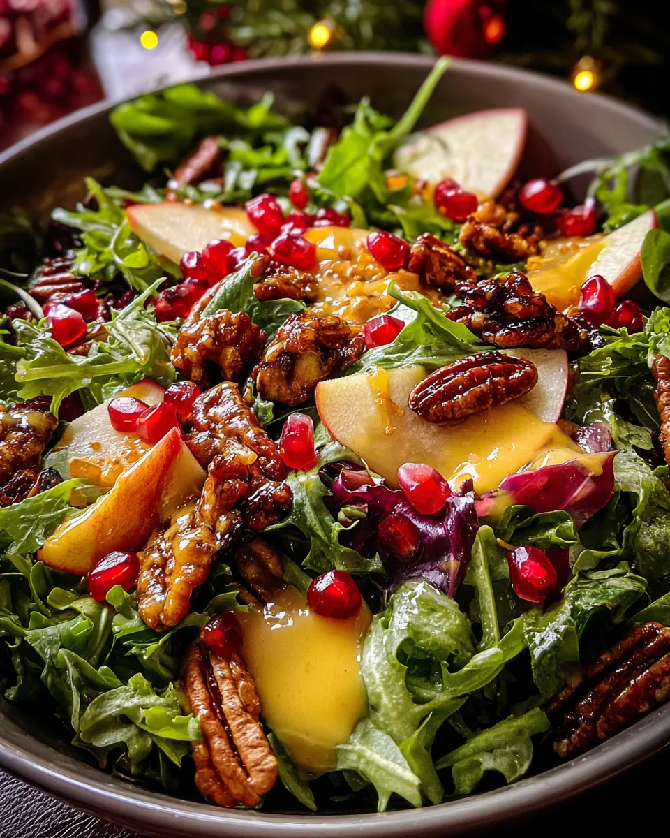 Christmas Salad with Honey Mustard Dressing 17 Christmas
