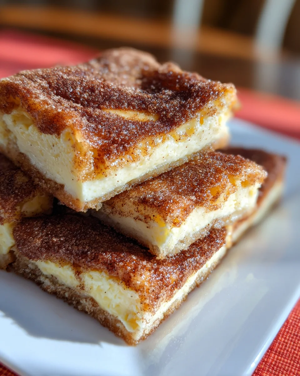 Churro Cheesecake Bars