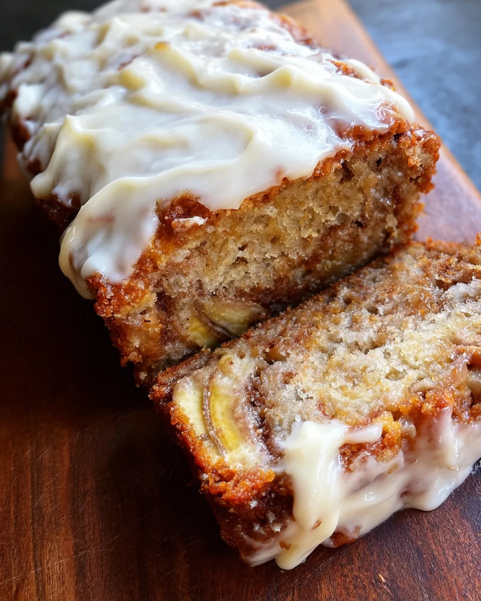 Cinnamon Roll Banana Bread 19 Cinnamon