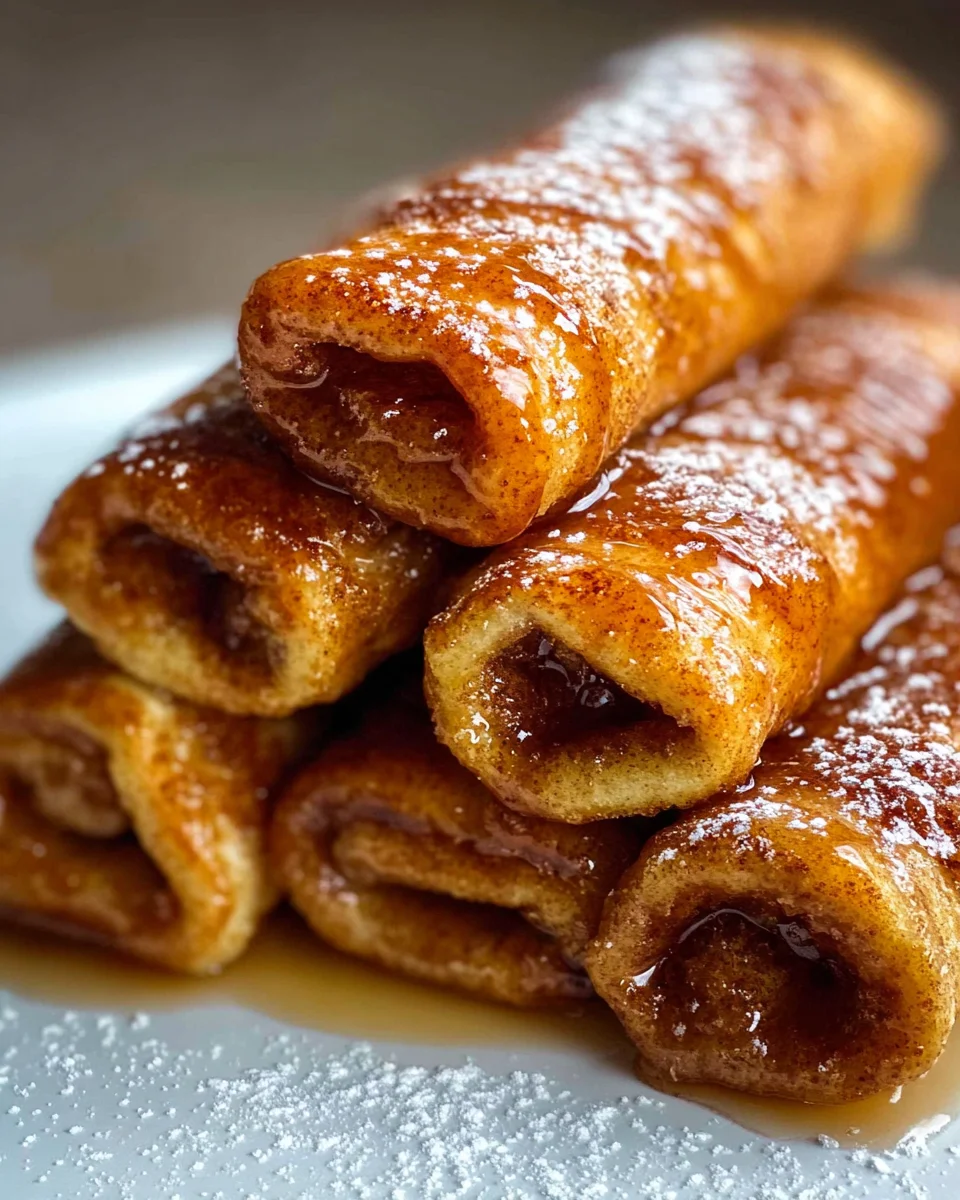 Cinnamon Roll French Toast Roll-Ups