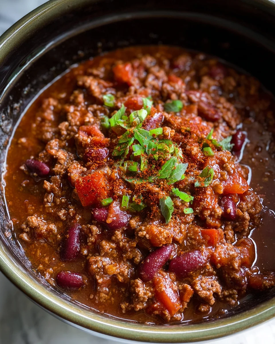 Crock Pot Chili Recipe