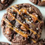 Double Chocolate Salted Caramel Cookies 26 Double Chocolate Salted Caramel Cookies