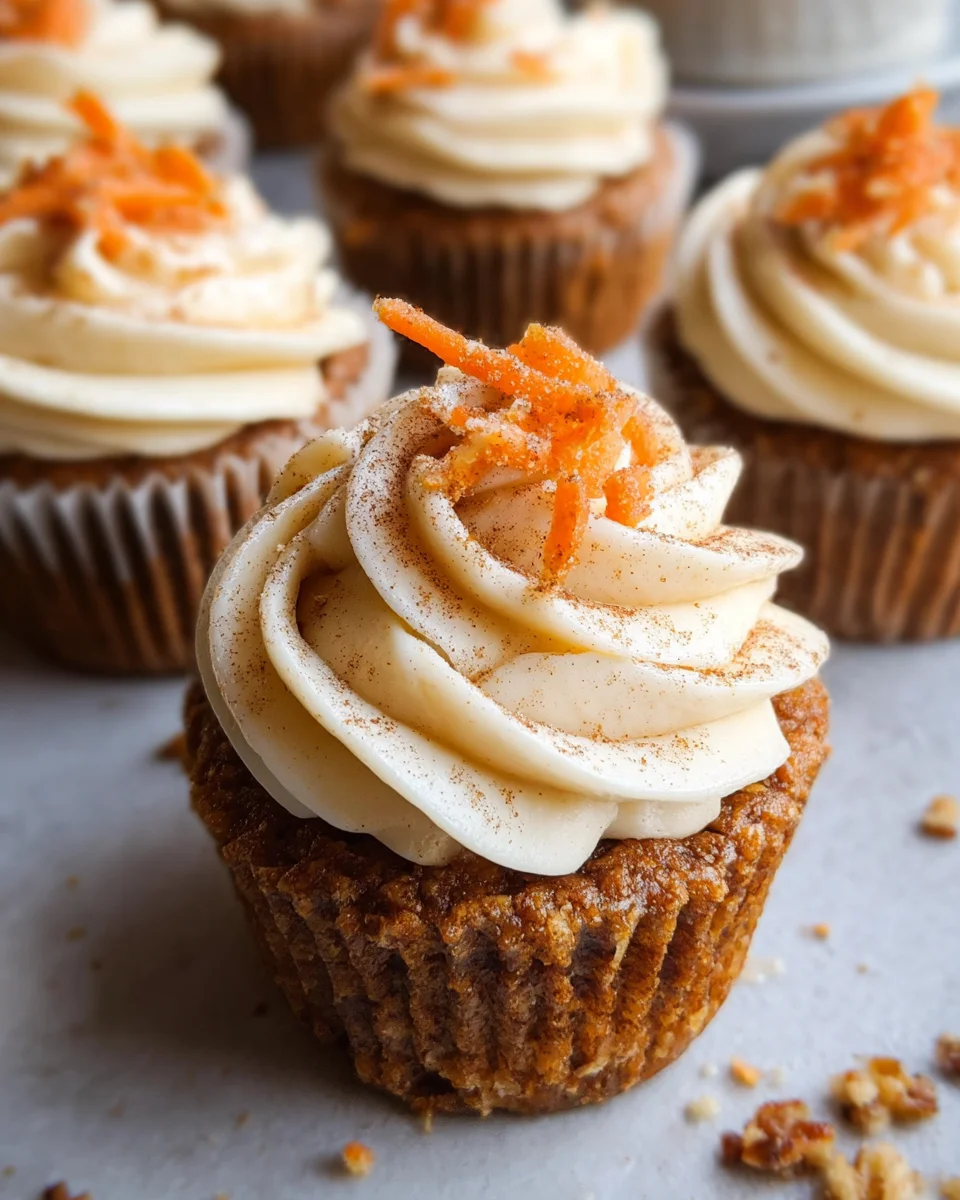 Easy Carrot Cake Cupcakes