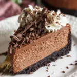 Easy No Bake Chocolate Cheesecake