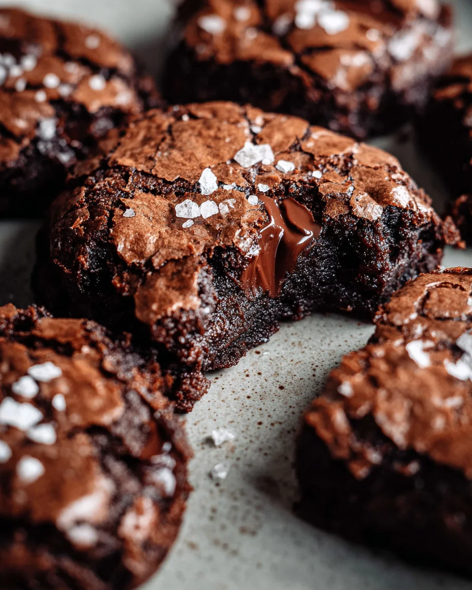 Fudgy Chewy Browkies (Brookies) 24 Fudgy