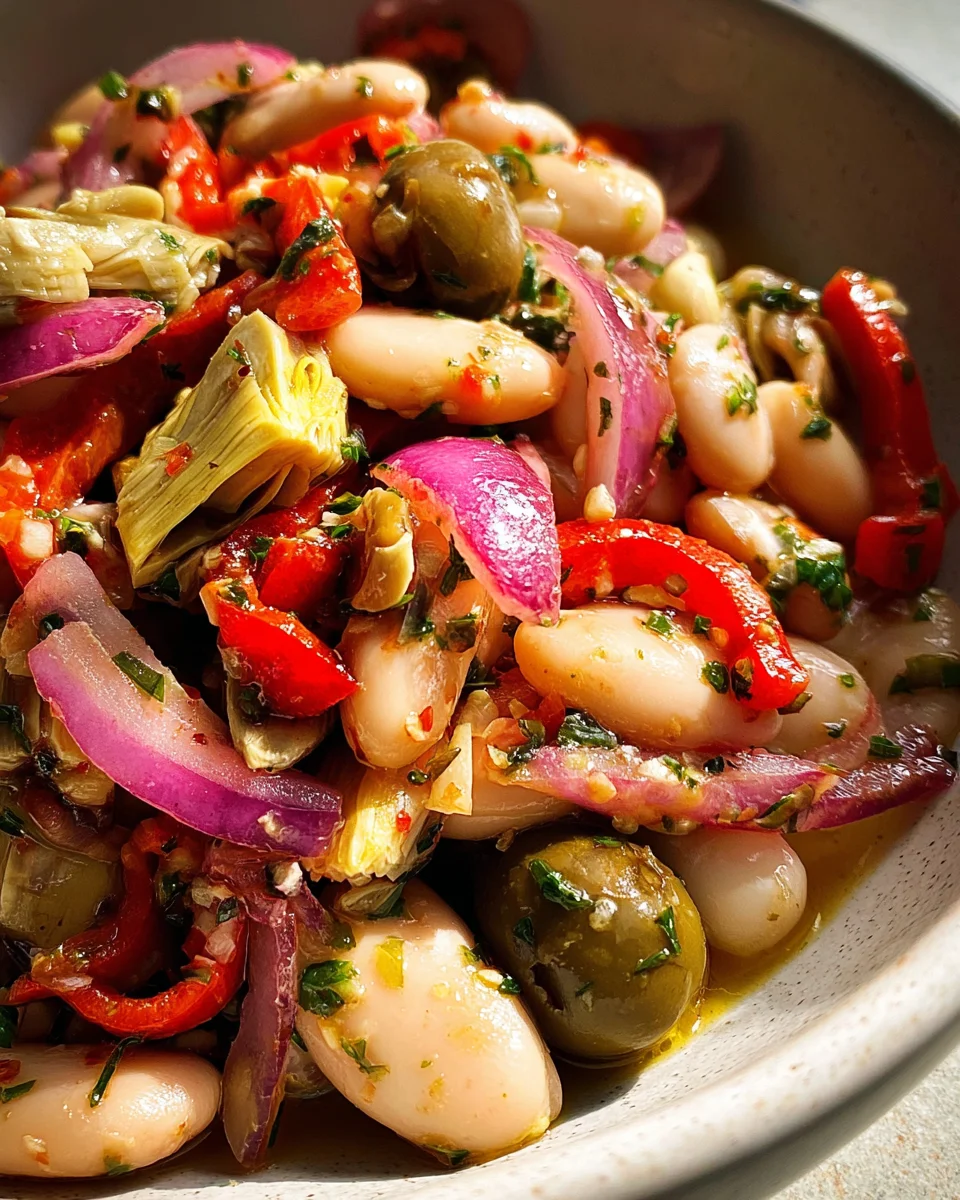 Marinated Butter Beans