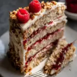 One Bowl Vegan Almond Raspberry Cake with Cream Cheese Frosting 29 One Bowl Vegan Almond Raspberry Cake with Cream Cheese Frosting