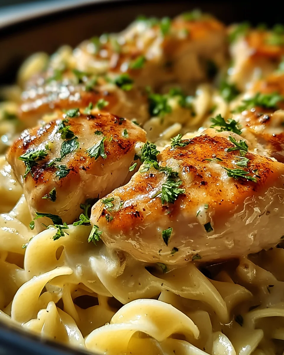 One Pan Chicken Noodles