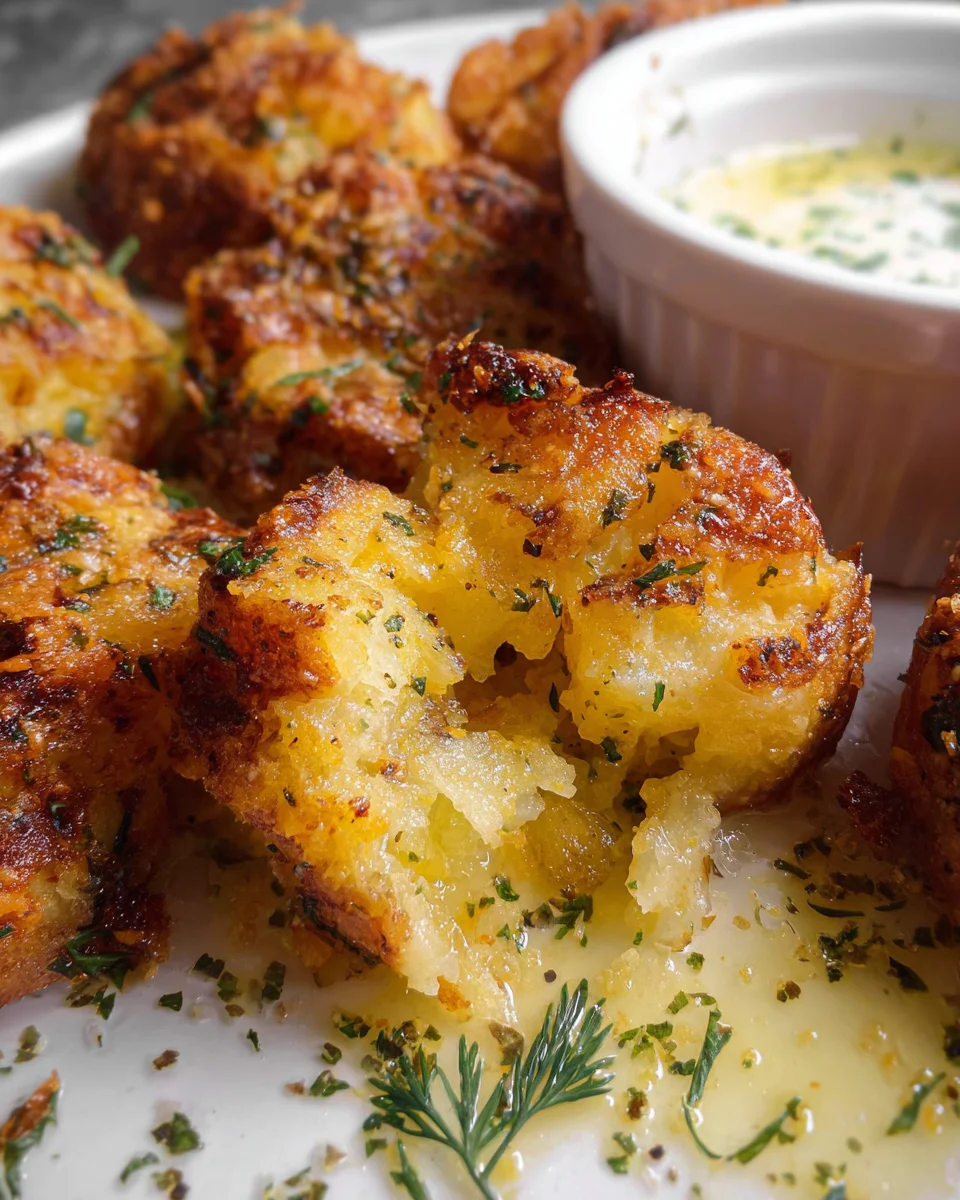 Parmesan Smashed Potatoes
