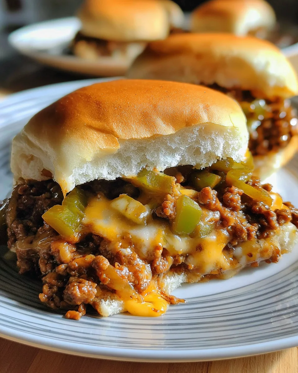 Philly Cheesesteak Sloppy Joes Recipe