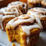 Pumpkin Cinnamon Roll Muffins