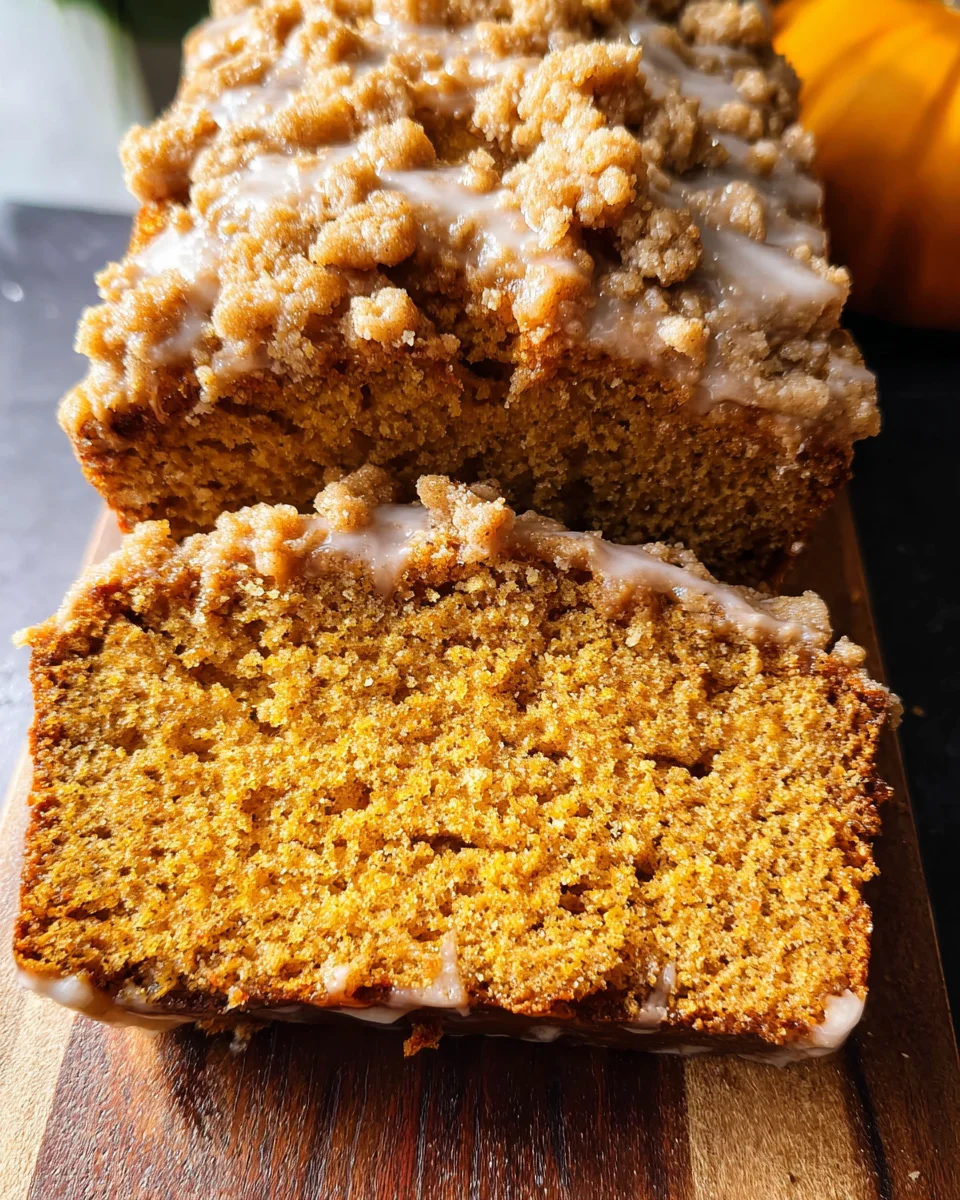 Pumpkin Streusel Bread 22 Pumpkin